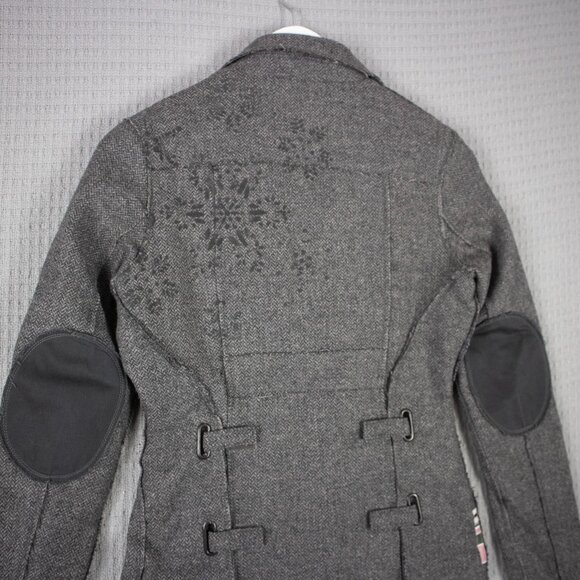 Triple 5 Soul Herringbone Snowflake Detail Blazer - Picture 7 of 8